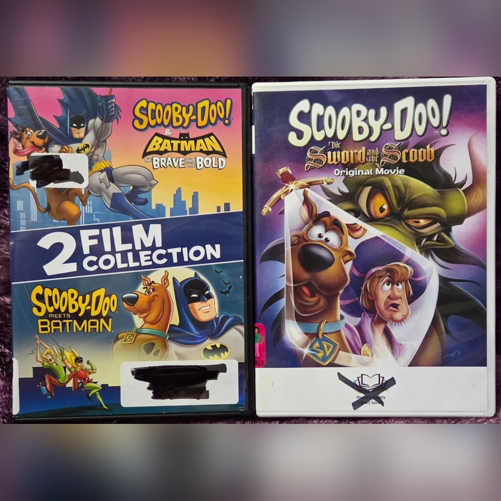 Scooby-Doo! Batman Collection/The Sword and the Scoob (DVD) Like New